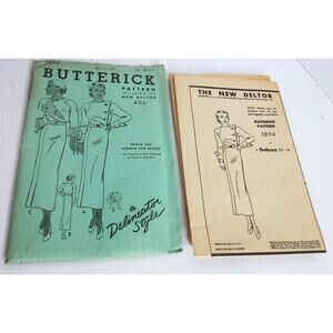 Antique 1920s Butterick Sewing Pattern 5894 Uncut New Deltor Delineator Style
